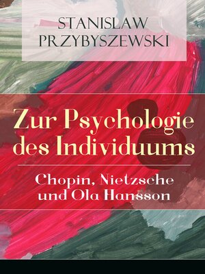 cover image of Zur Psychologie des Individuums
